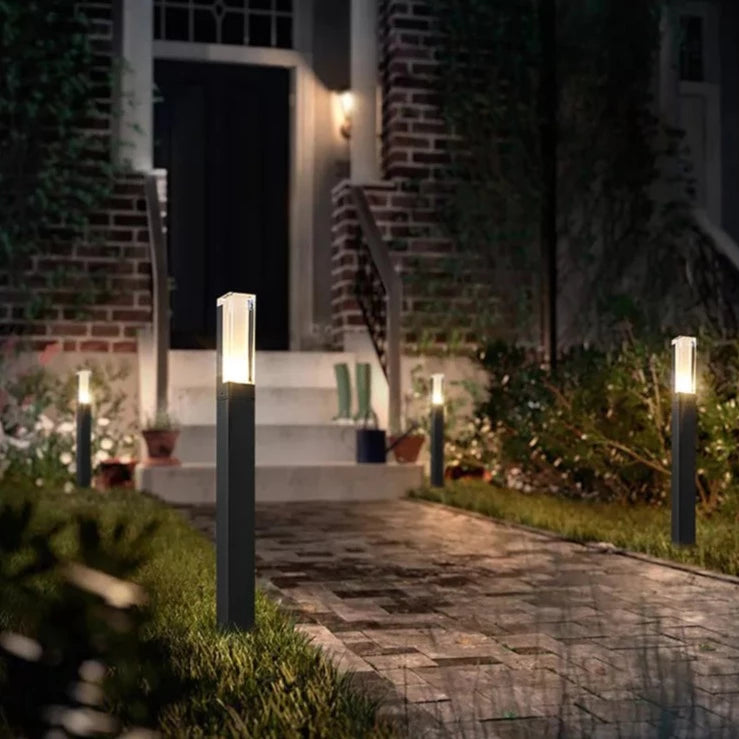 Lights of Scandinavia - Marby - Outdoor Waterproof IP65 10W LED Lawn Lamp New Style Aluminum Pillar Garden Path Square Landscape Lawn Lights